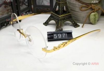 Replica Cartier Glasses Round Lens Buy Wholesale - Simple Style